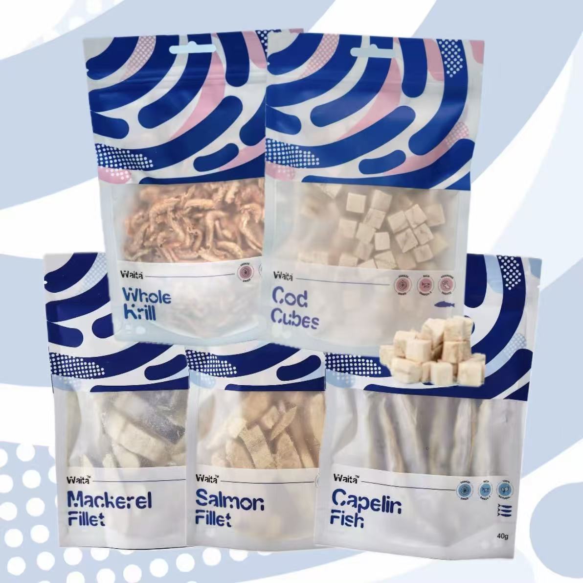 Waita Freeze Dried Taste of Sea Bundle (5 pcs)