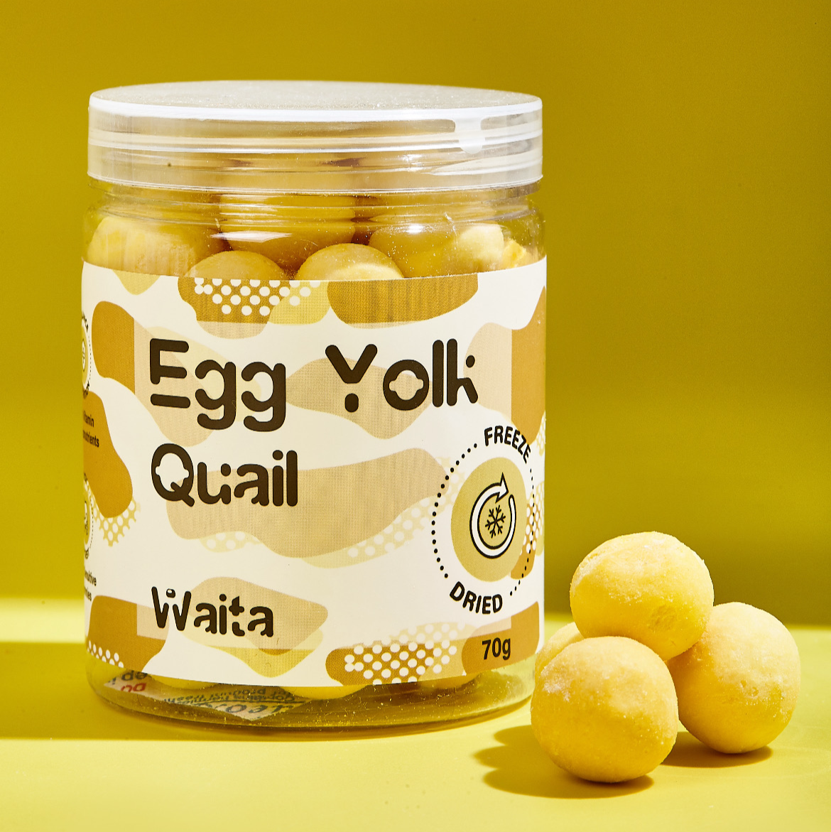 Waita Freeze Dried Quail Egg Yolk 70g/200g