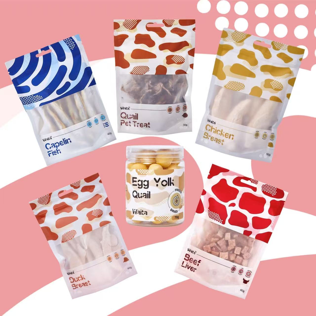 Waita Freeze Dried Rainbow Bundle (6pcs)