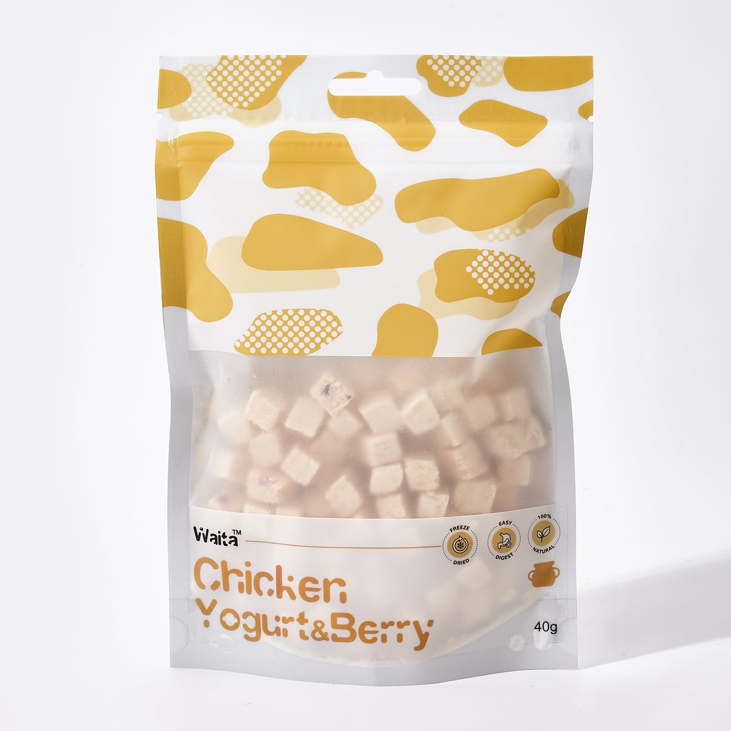 Waita Freeze Dried Chicken, Yogurt & Berry 40g/500g