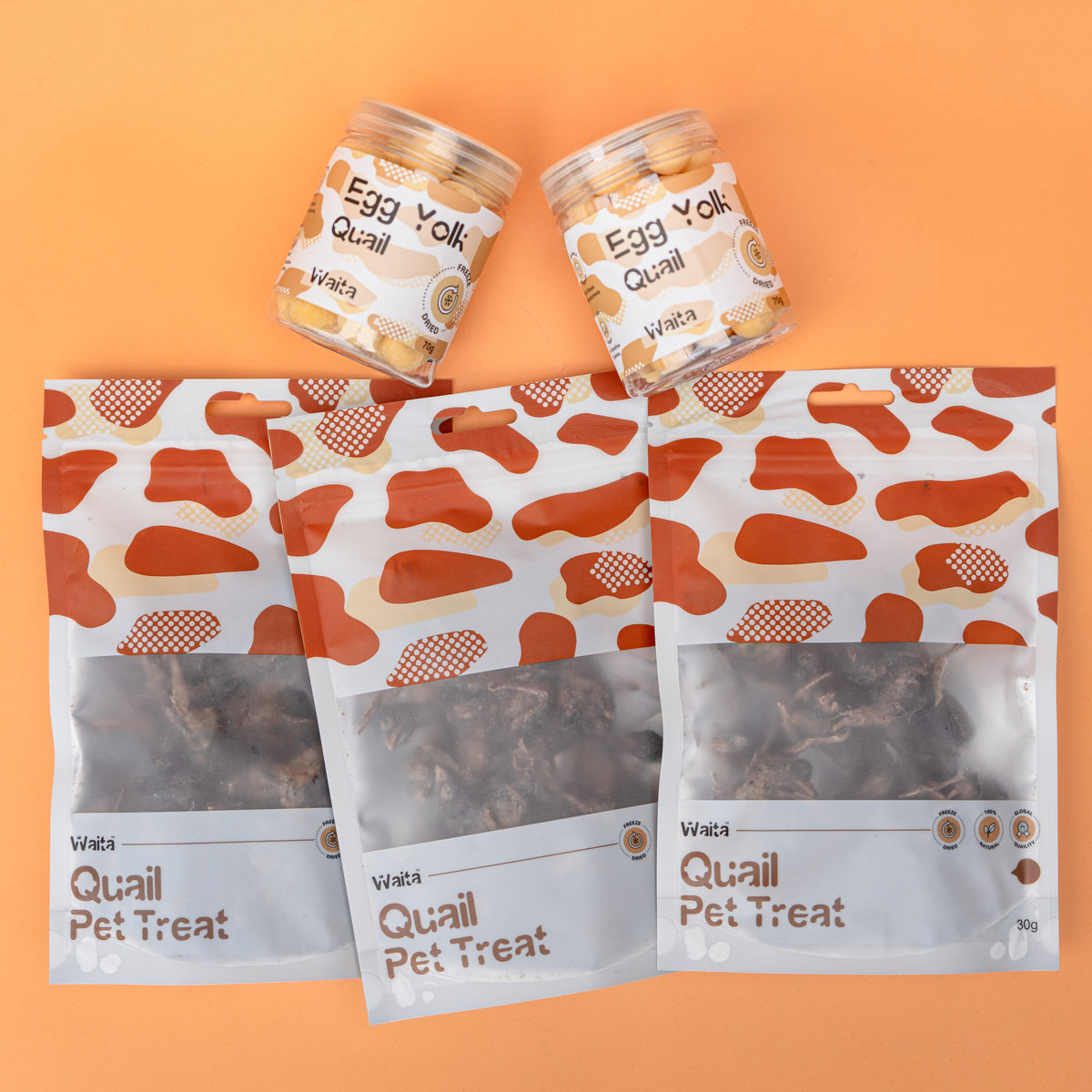 Waita Freeze Dried Holy Quail Bundle (5 pcs)
