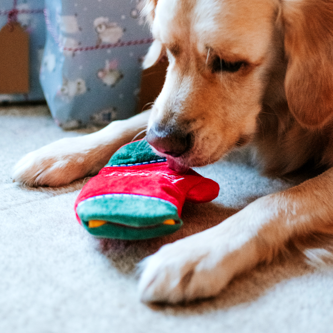 Christmas Gloves - Dispensing Puzzle Toy