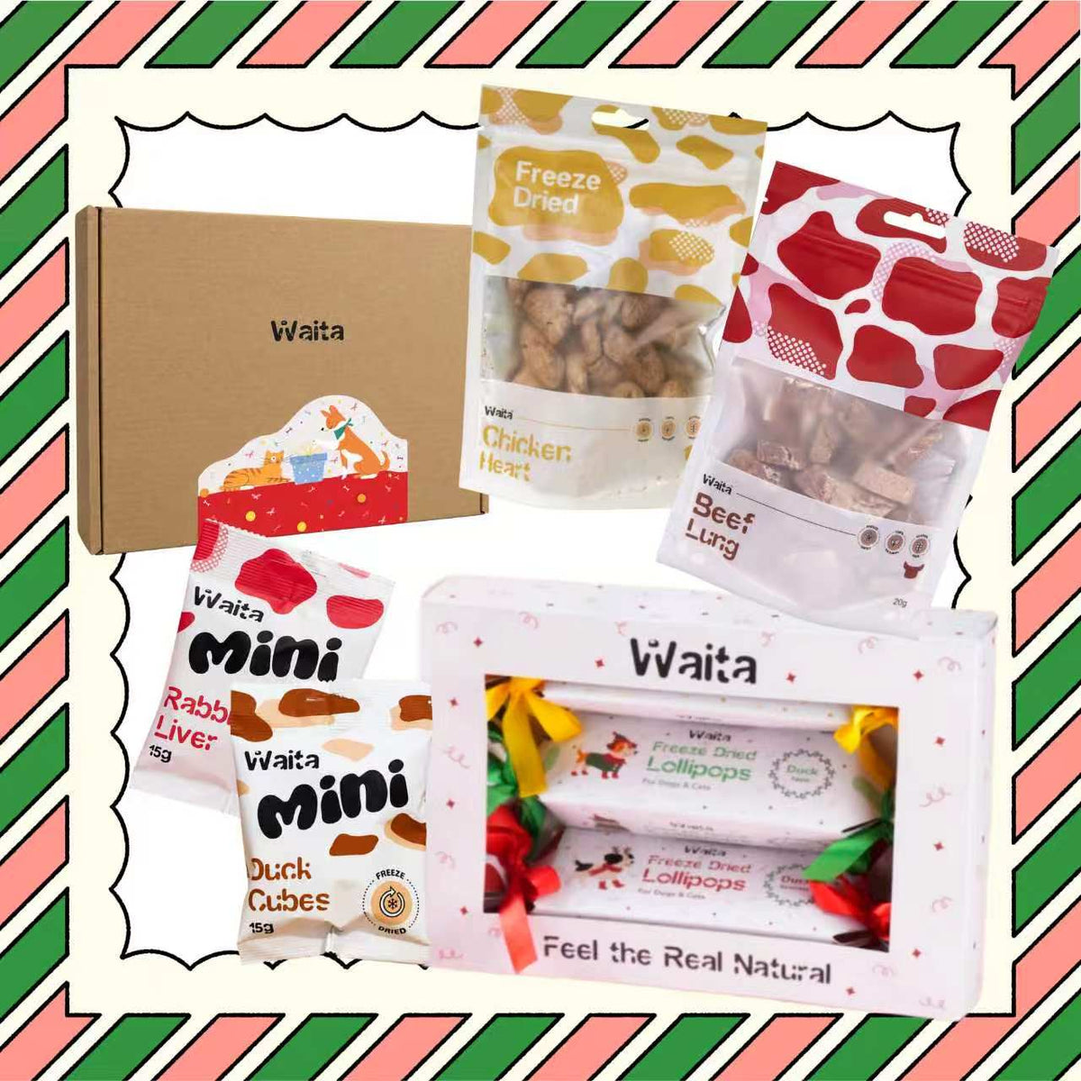 Waita Christmas Gift Box for Cats and Dogs