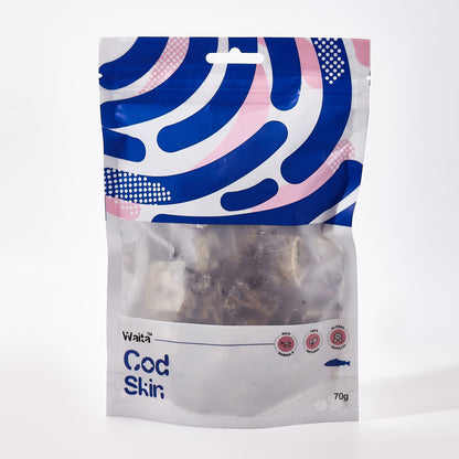 Waita Air Dried Cod Skin Pet Treats 70g/400g