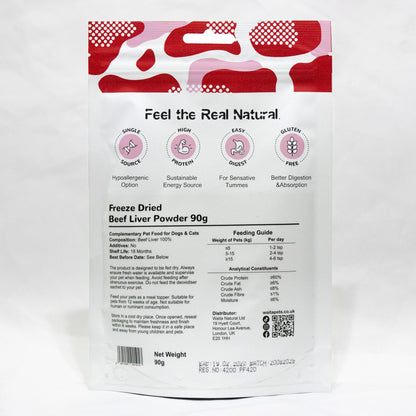 Waita Freeze Dried Beef Liver Powder 90g