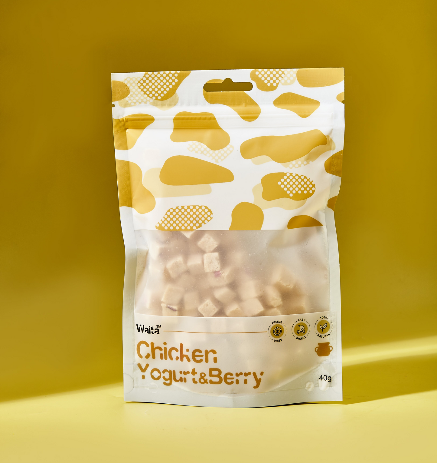 Waita Freeze Dried Chicken, Yogurt & Berry 40g/500g