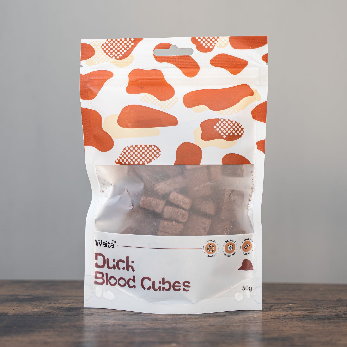Waita Freeze Dried Duck Blood Dog/Cat Pet Treats 50g/600g