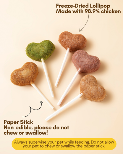 Waita Freeze-Dried Chicken Lollipops – 5 Packs