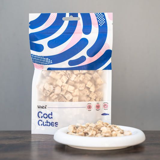 Waita Freeze Dried Cod Cubes Training Pet Treats 40g/250g