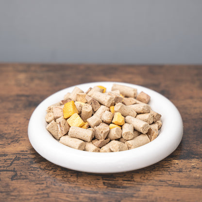Waita Freeze Dried Chicken Formula Pet Treats 75g - Chicken Bites (Complete Food), Chicken Liver and Egg Yolk