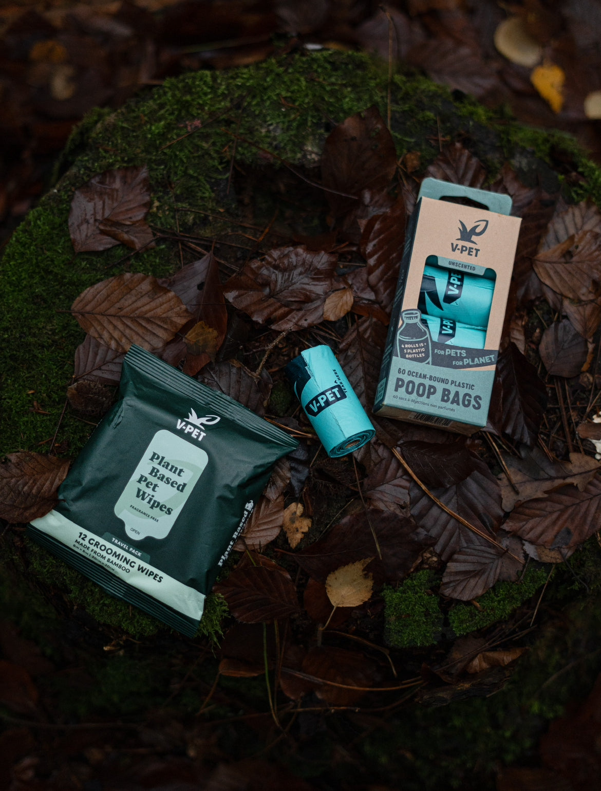 🐾 OCEAN-BOUND PLASTIC POOP BAGS (60Pcs/120Pcs/270Pcs/300SingleRoll)