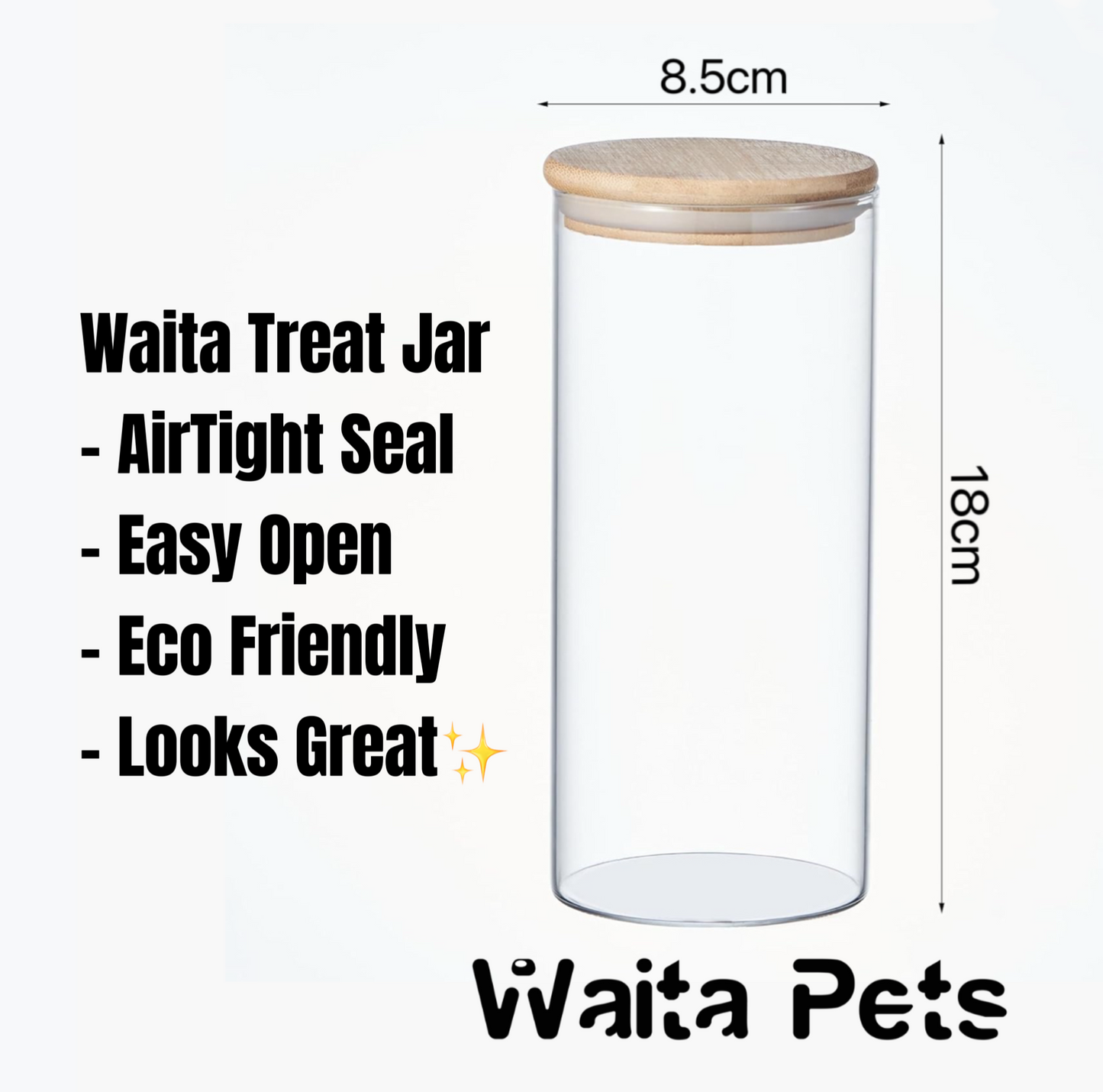 Waita Treat Glass Jars