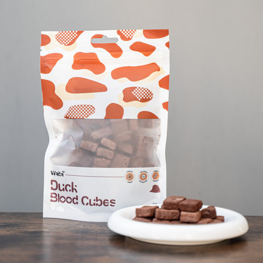Waita Freeze Dried Duck Blood Dog/Cat Pet Treats 50g/600g