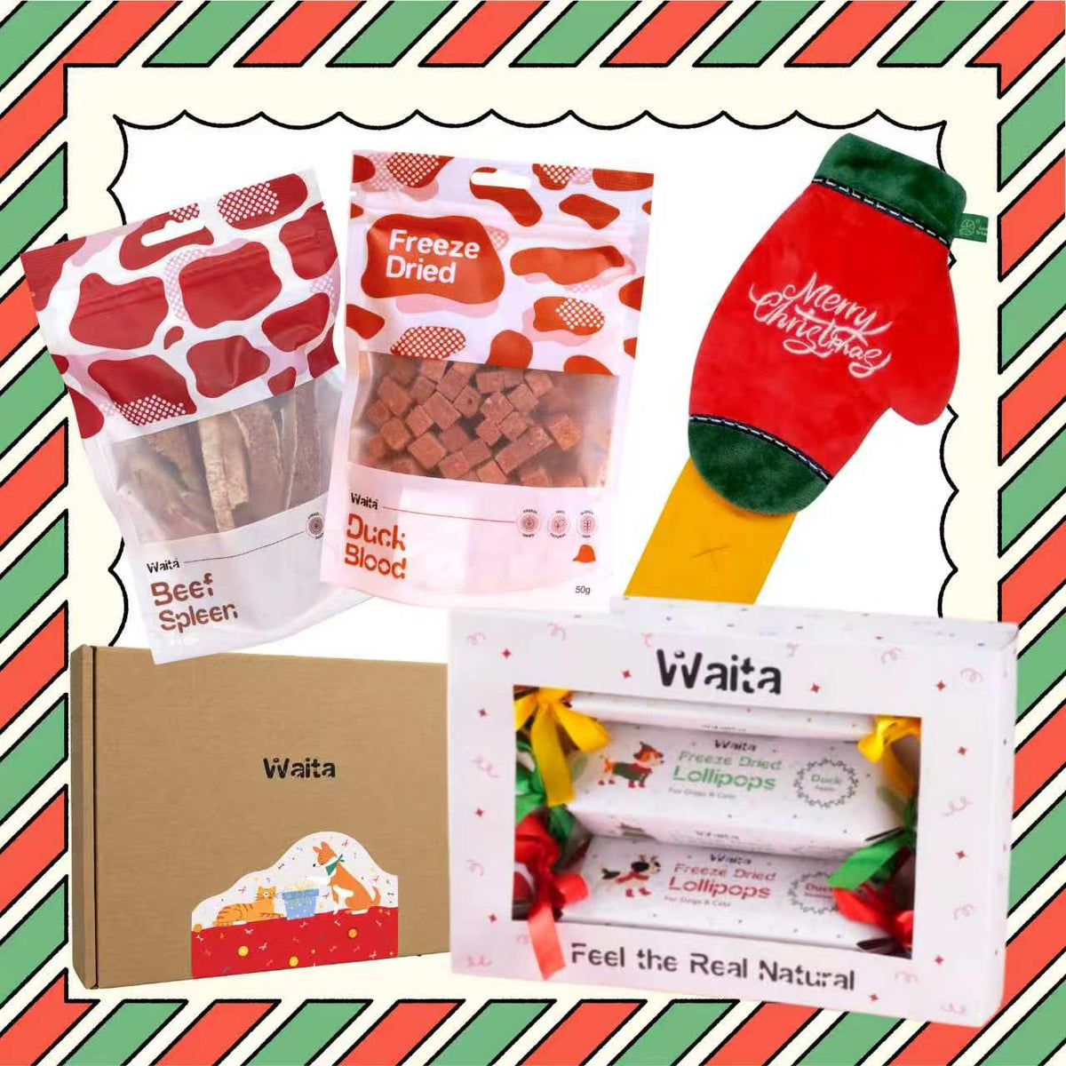 Waita Christmas Gift Box for Cats and Dogs