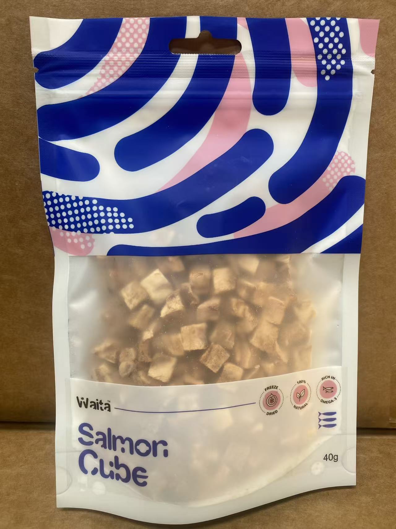 Waita Freeze Dried Salmon Cubes 40g