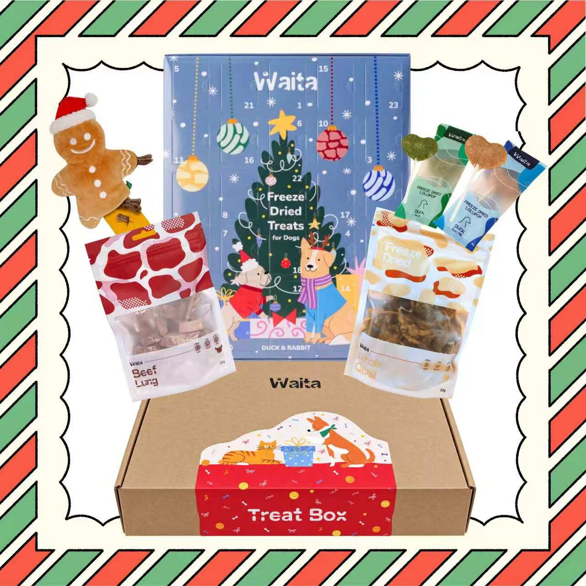 Waita Christmas Gift Box for Cats and Dogs