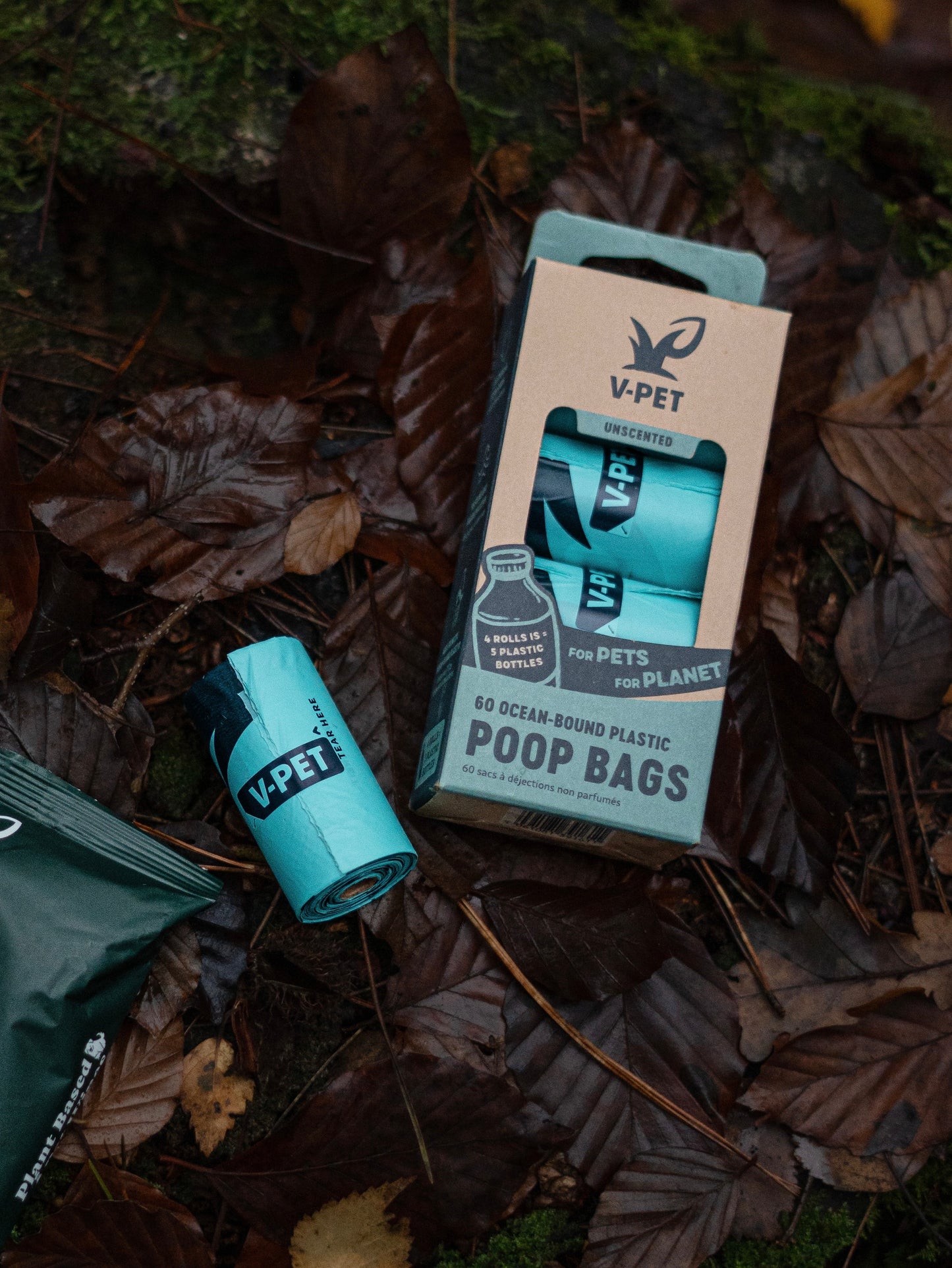 🐾 OCEAN-BOUND PLASTIC POOP BAGS (60Pcs/120Pcs/270Pcs/300SingleRoll)