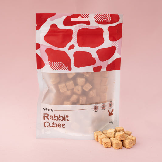 Freeze Dried Rabbit Cubes 40g/400g