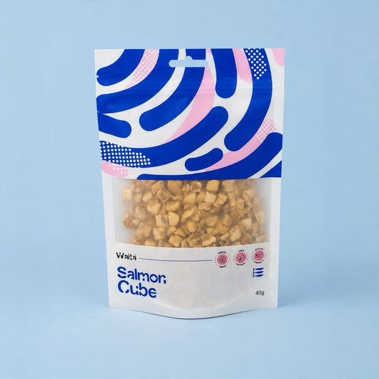 Waita Freeze Dried Salmon Cubes 40g/250g
