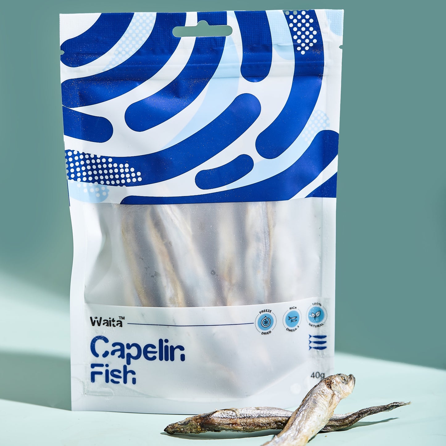 Waita Freeze Dried Capelin Dog/Cat Pet Treats 40g/300g
