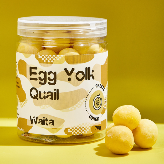 Waita Freeze Dried Quail Egg Yolk Dog/Cat Pet Treats 70g/200g
