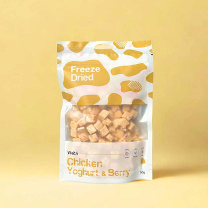 Waita Freeze Dried Chicken, Yogurt & Berry 40g(New Version)/500g(Old Version)