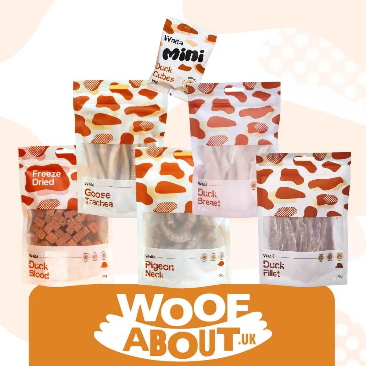Waita Freeze Dried Woofabout Bundle (6 pcs)