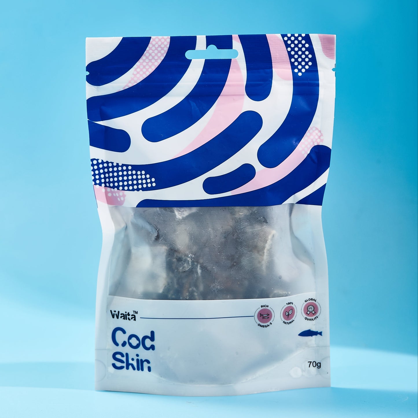 Waita Air Dried Cod Skin Pet Treats 70g/400g