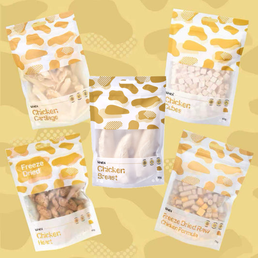 Waita Freeze Dried Chicken Lover Bundle (5 pcs)
