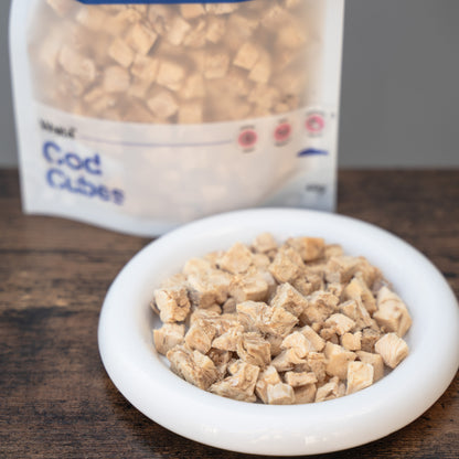 Waita Freeze Dried Cod Cubes Training Pet Treats 40g/250g