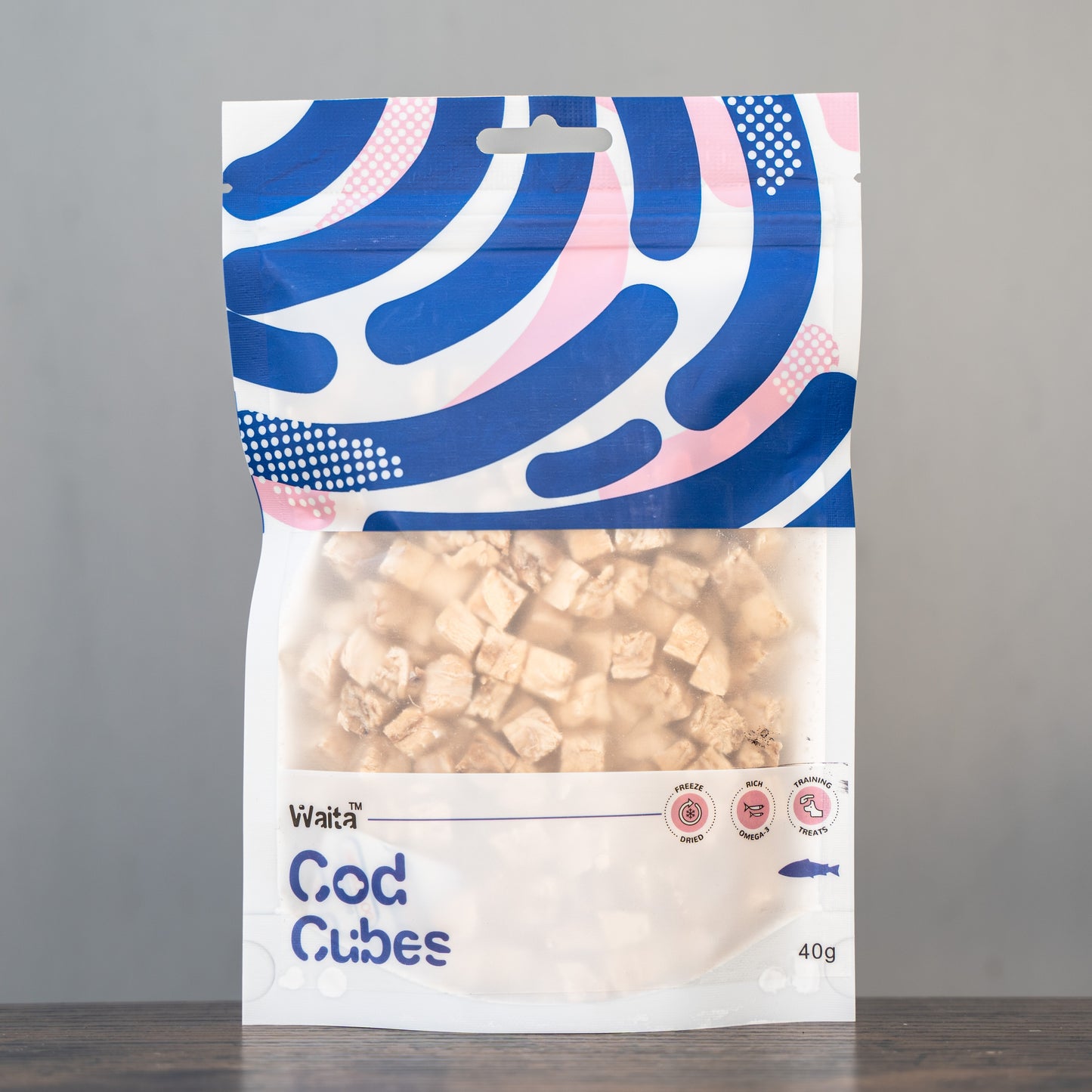 Waita Freeze Dried Cod Cubes Training Pet Treats 40g/250g
