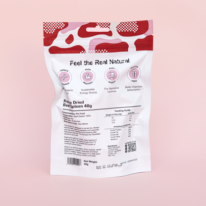 Freeze-Dried Beef Spleen 40g/300g
