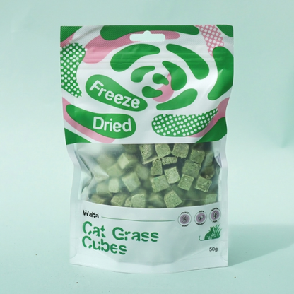 Waita Freeze-Dried Cat Grass Cubes (50g/500g)