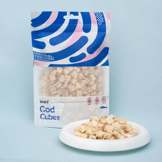 Waita Freeze Dried Cod Cubes 40g/250g