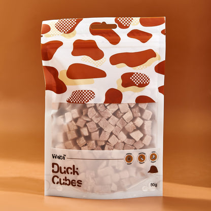 Waita Freeze Dried Duck Cube Dog/Cat Pet Training Treats 50g/500g