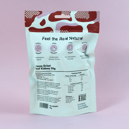 Waita Freeze Dried Beef Kidney 50g/500g