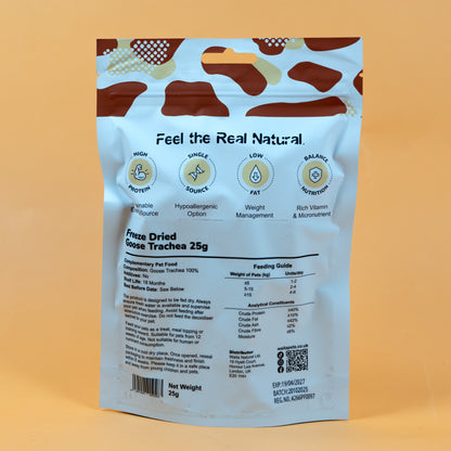 Waita Freeze Dried Goose Trachea 25g/250g