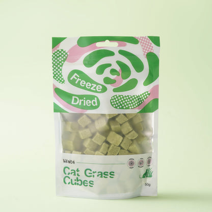Waita Freeze-Dried Cat Grass Cubes (50g/500g)