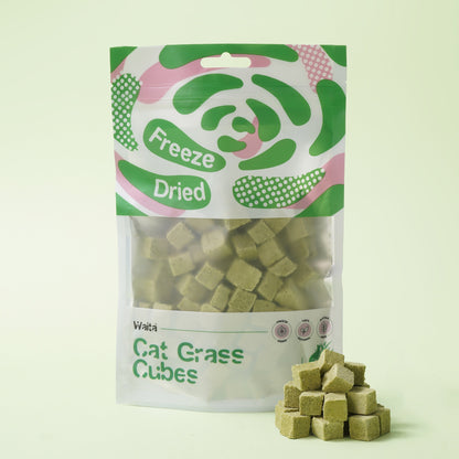 Waita Freeze-Dried Cat Grass Cubes (50g/500g)