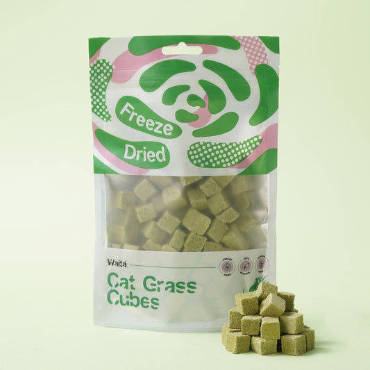 Waita Freeze-Dried Cat Grass Cubes (50g/500g)
