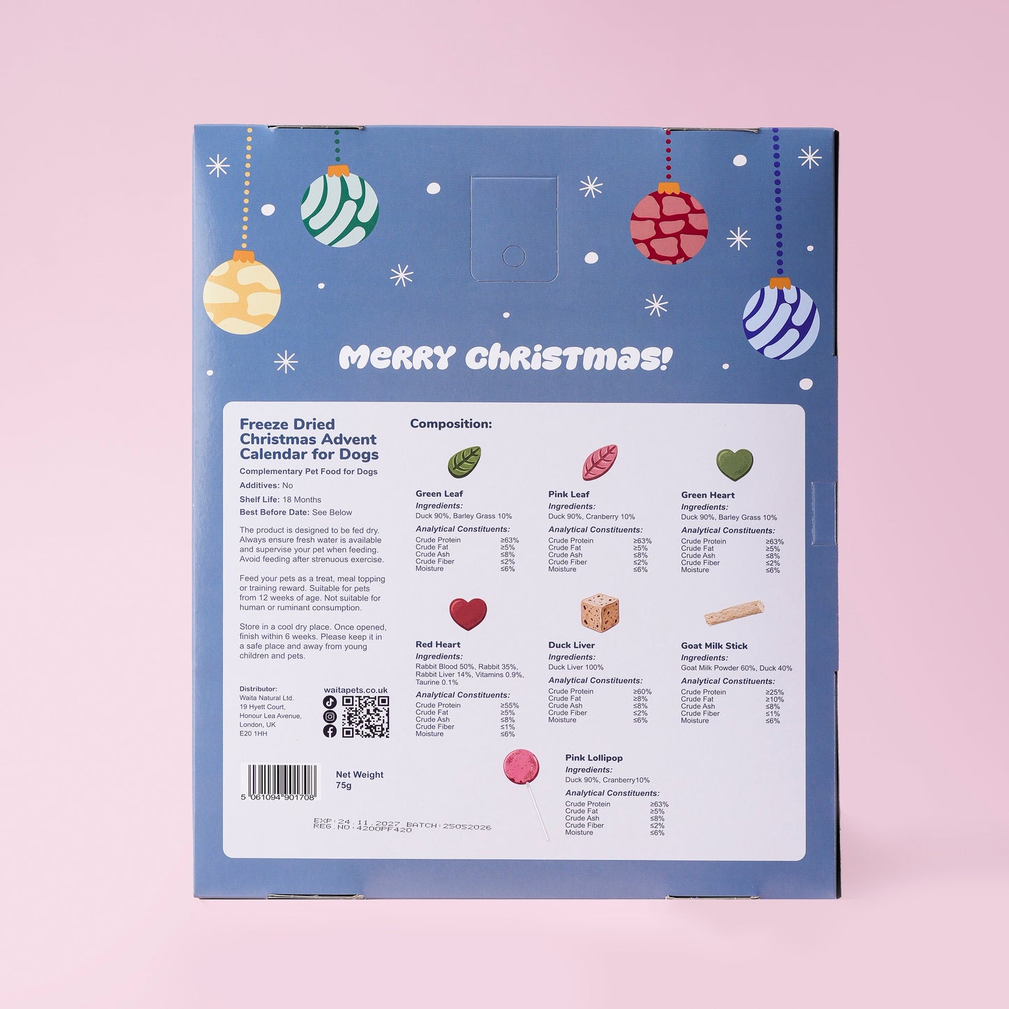 🎄 Waita Freeze Dried Christmas Advent Calendar