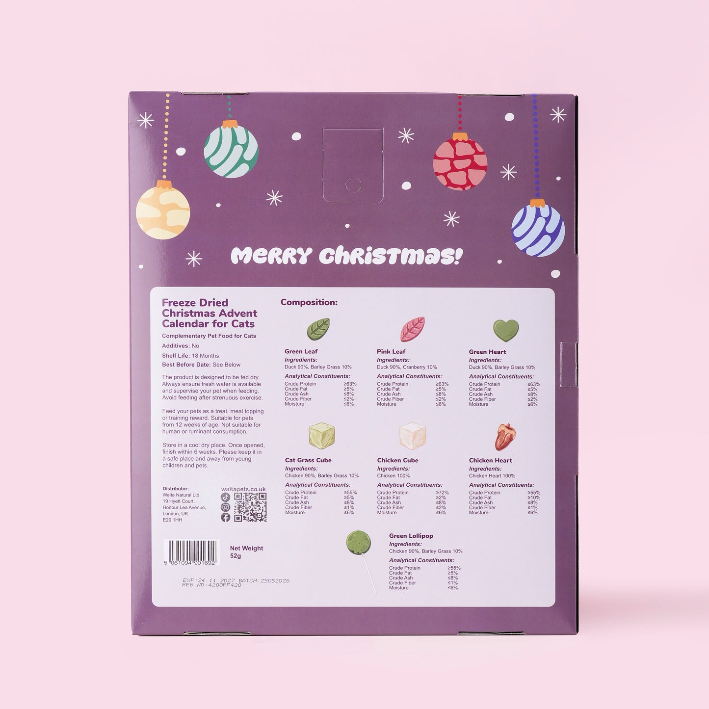 🎄 Waita Freeze Dried Christmas Advent Calendar