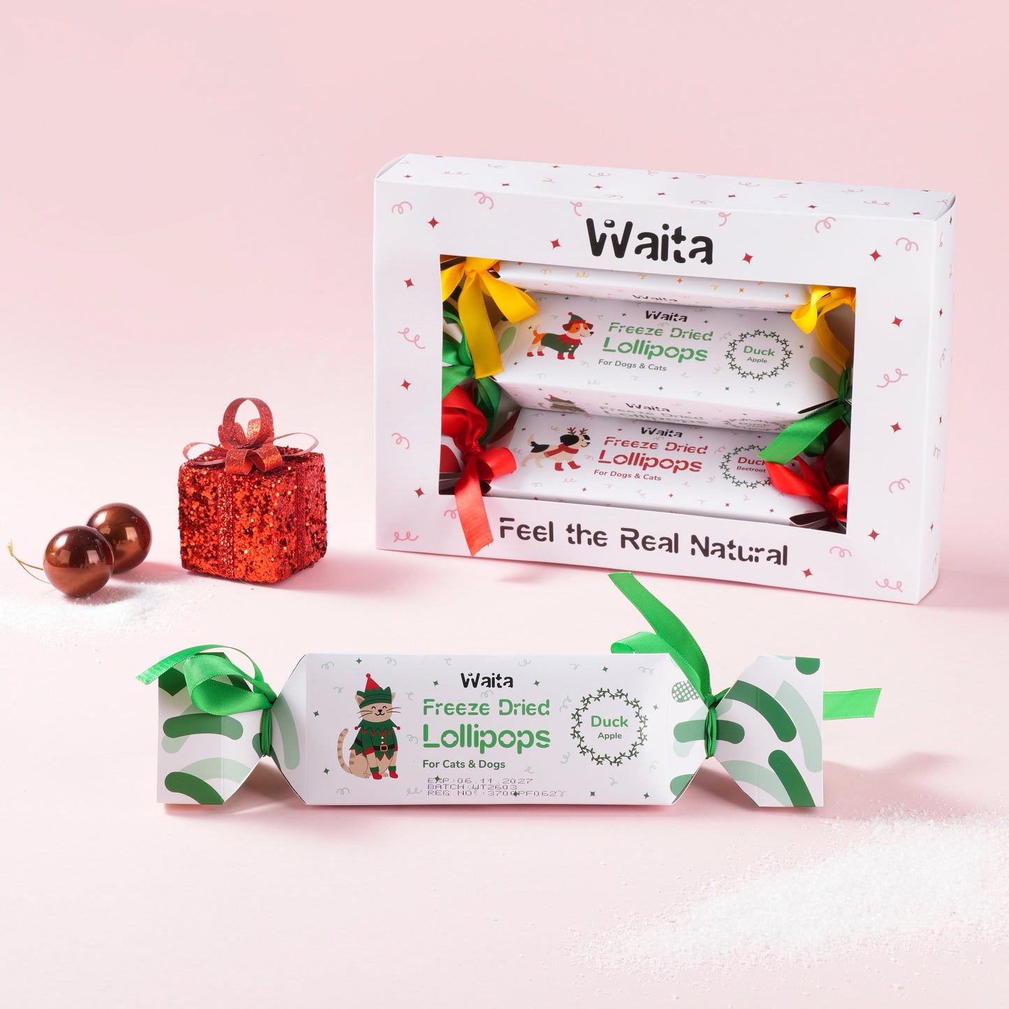 🎄 Waita Freeze Dried Christmas Cracker Gift Box