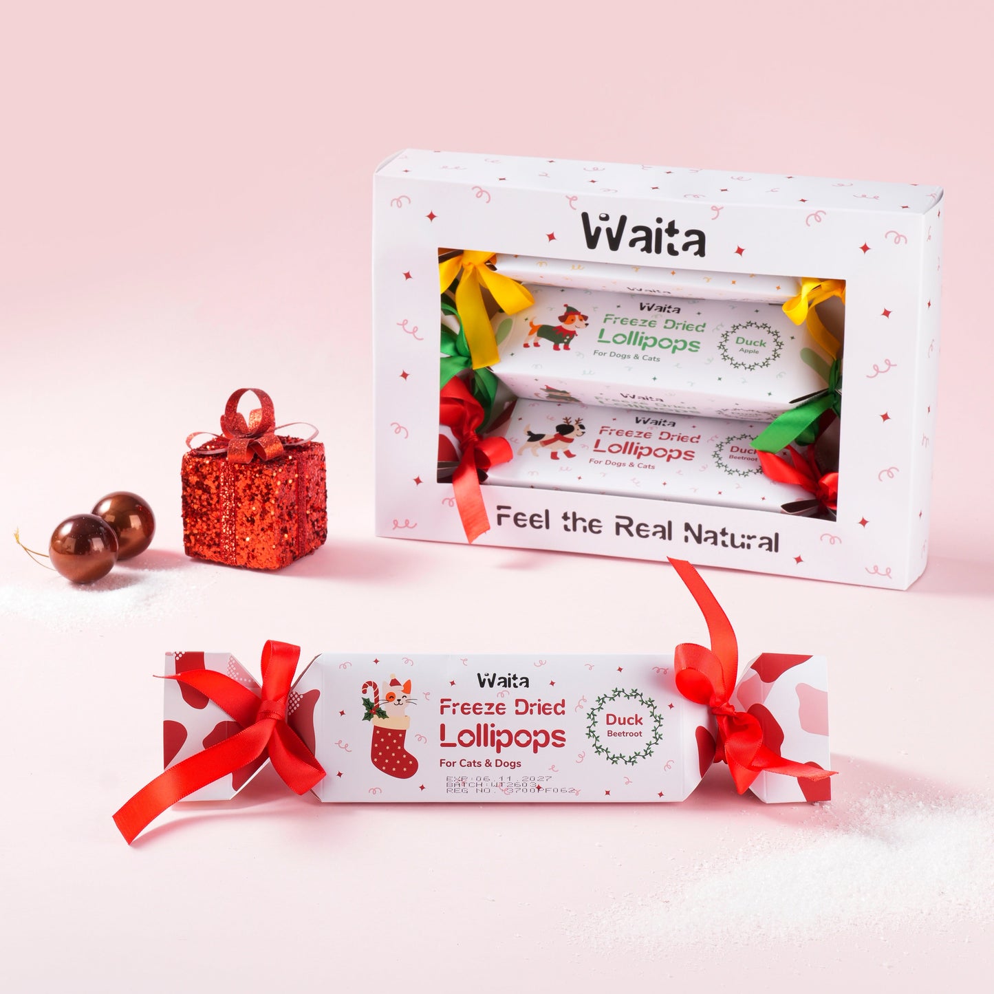 🎄 Waita Freeze Dried Christmas Cracker Gift Box