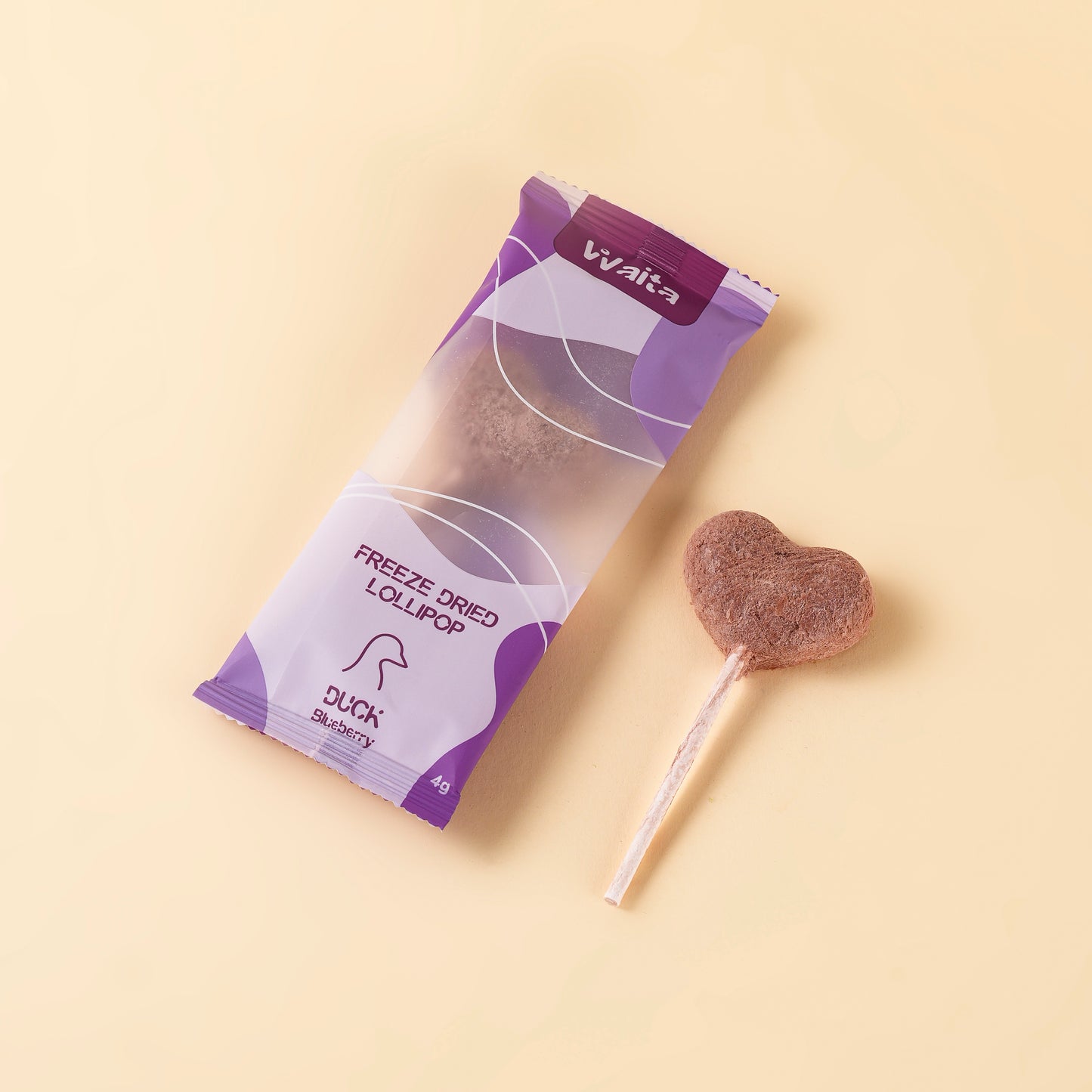 Waita Freeze-Dried Duck Lollipops – 5 Packs