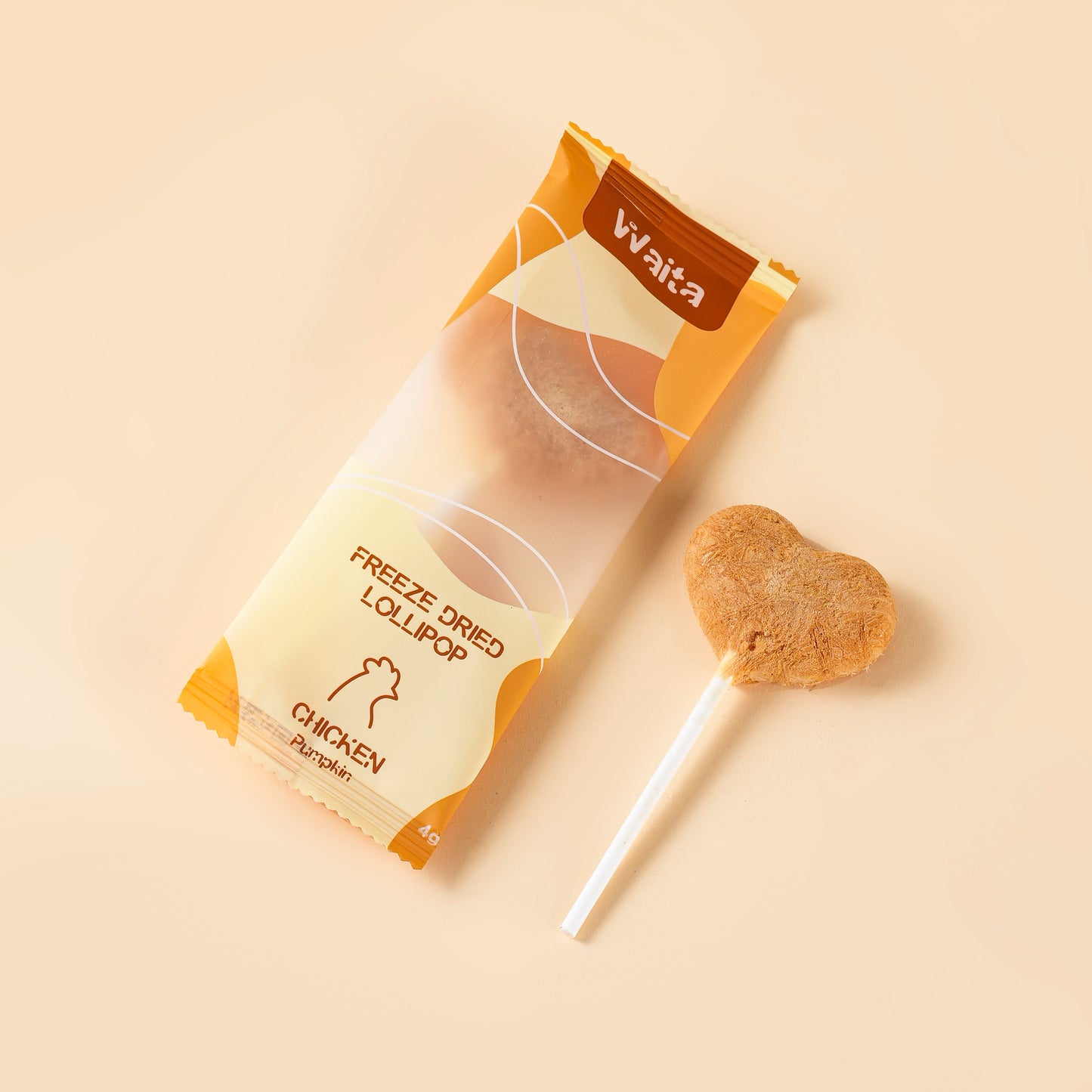 Waita Freeze-Dried Chicken Lollipops - Chicken with 🌈 5 Fun Flavours