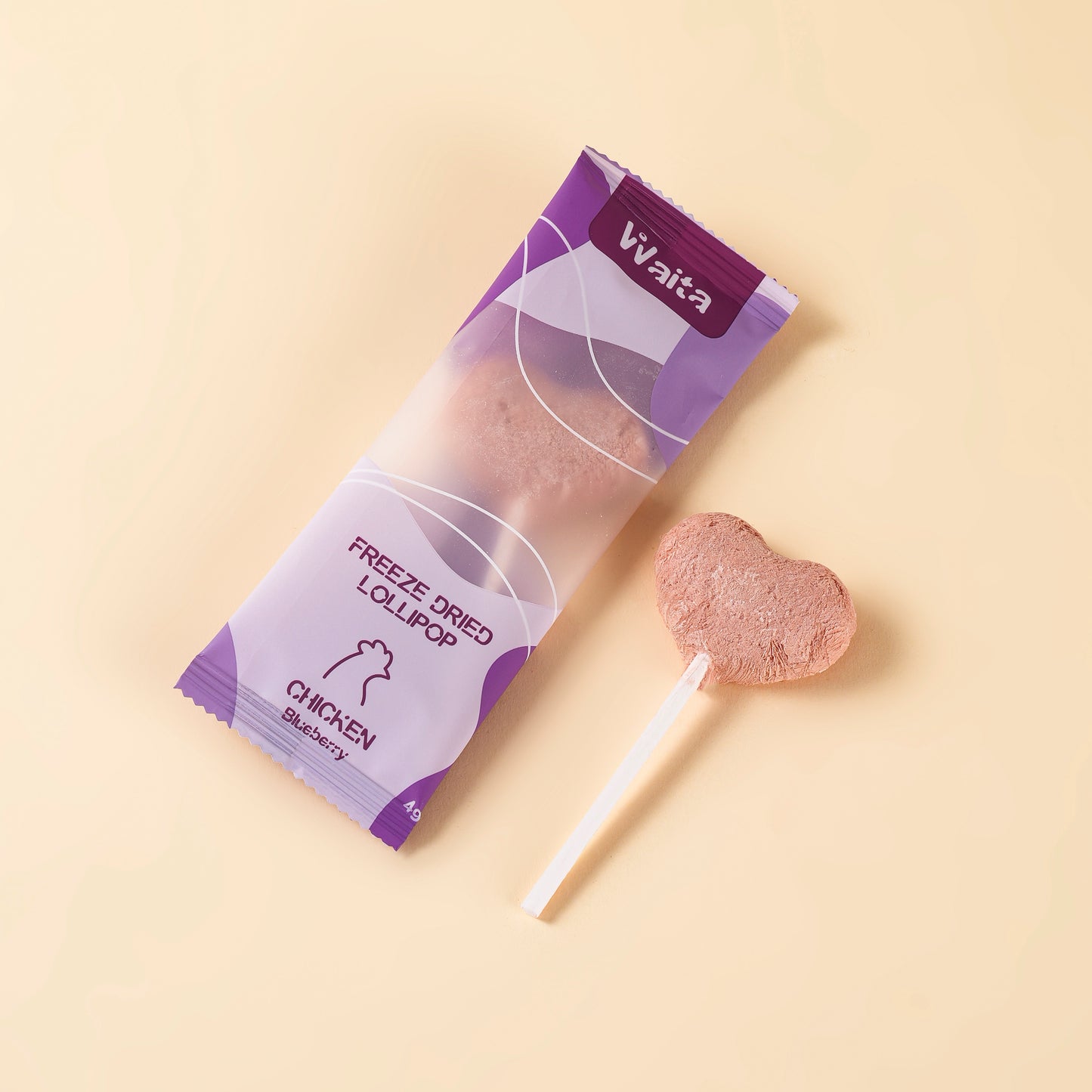 Waita Freeze-Dried Chicken Lollipops - Chicken with 🌈 5 Fun Flavours