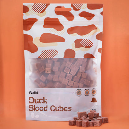 Waita Freeze Dried Duck Blood 50g(1*1cm)/400g/600g