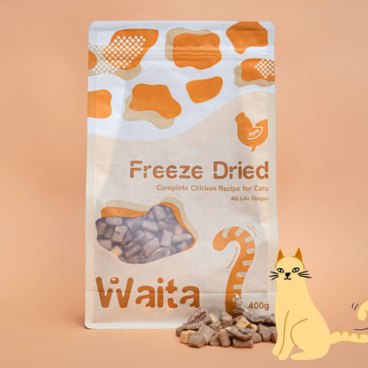Waita Freeze Dried Complete Chicken Recipe 20g/400g/1.2kg - Cat