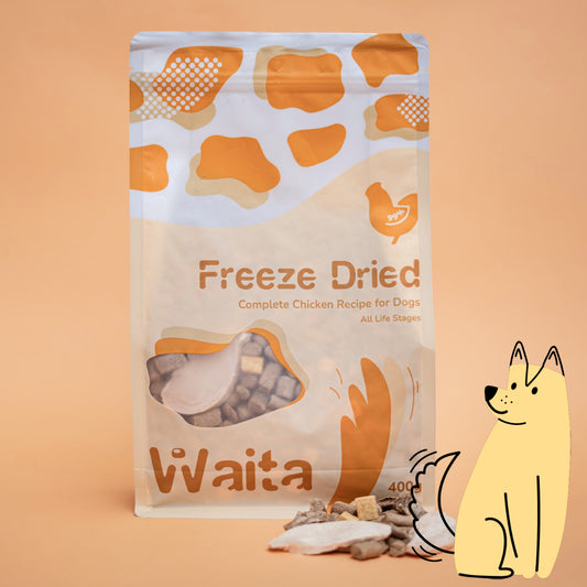 Waita Freeze Dried Complete Chicken Recipe 20g/400g/1.2kg - Dog